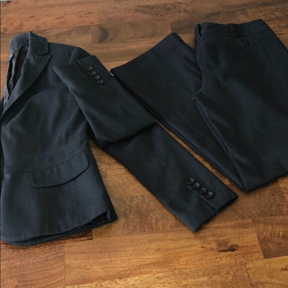 ✨ Ann Taylor Full Navy Business Suit Set/Pantsuit